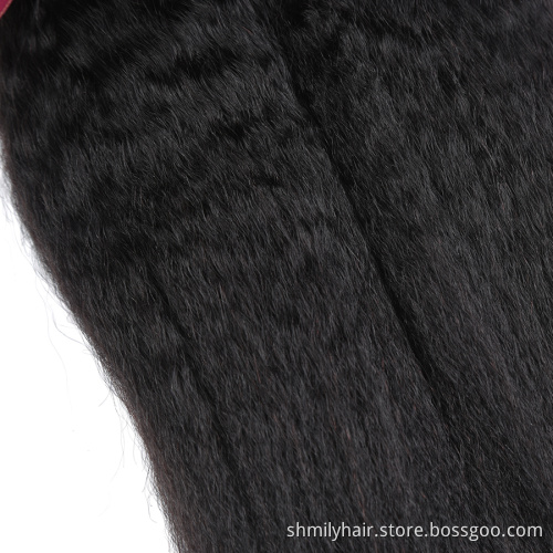 Unprocessed Virgin Raw Natural 100% Human Hair Bundle,Virgin Kinky Straight Hair,Wholesale Raw Virgin Remy Hair Malaysian Hair